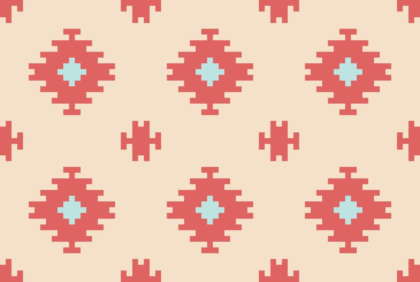 Abstract Ethnic Uzbek Ikat Patternfolk Embroidery, Aztec Geometric Ornament Print. Design for Carpet, Wallpaper, Clothing, Wrapping, Fabric vector