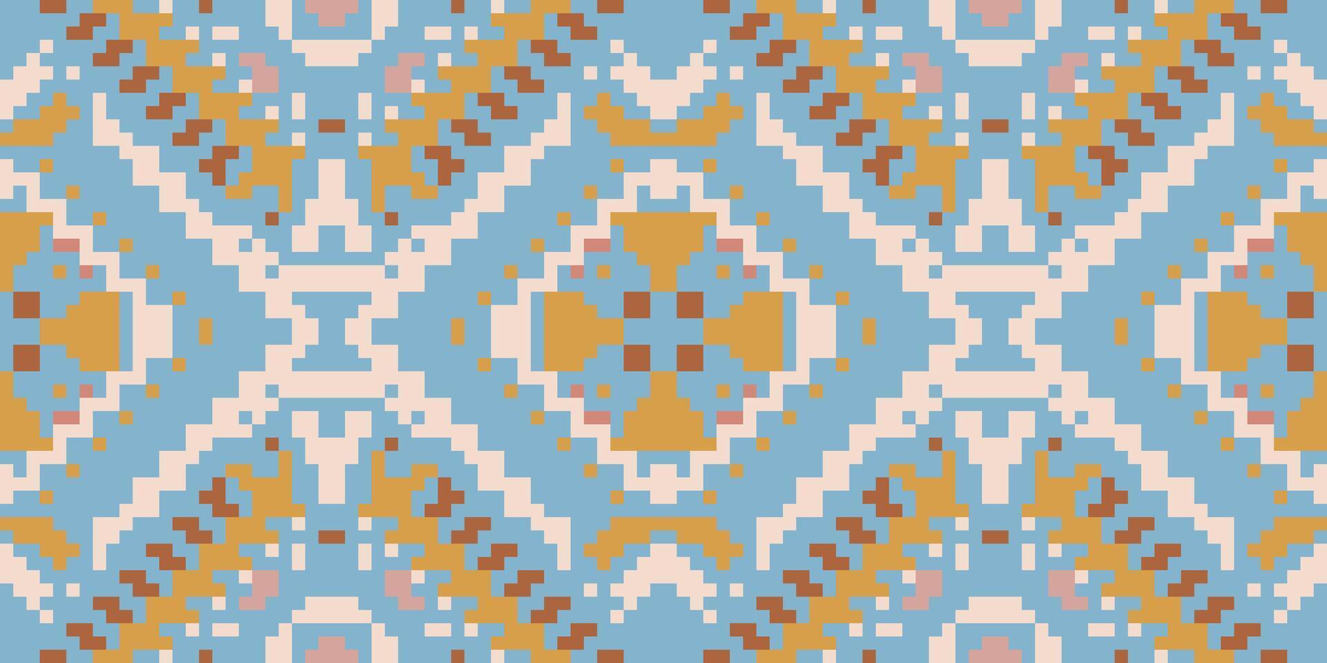 Geometric Tribal Abstract Geometric Pattern Designfolk Embroidery, Aztec Geometric Ornament Print. Design for Carpet, Wallpaper, Clothing, Wrapping, Fabric vector