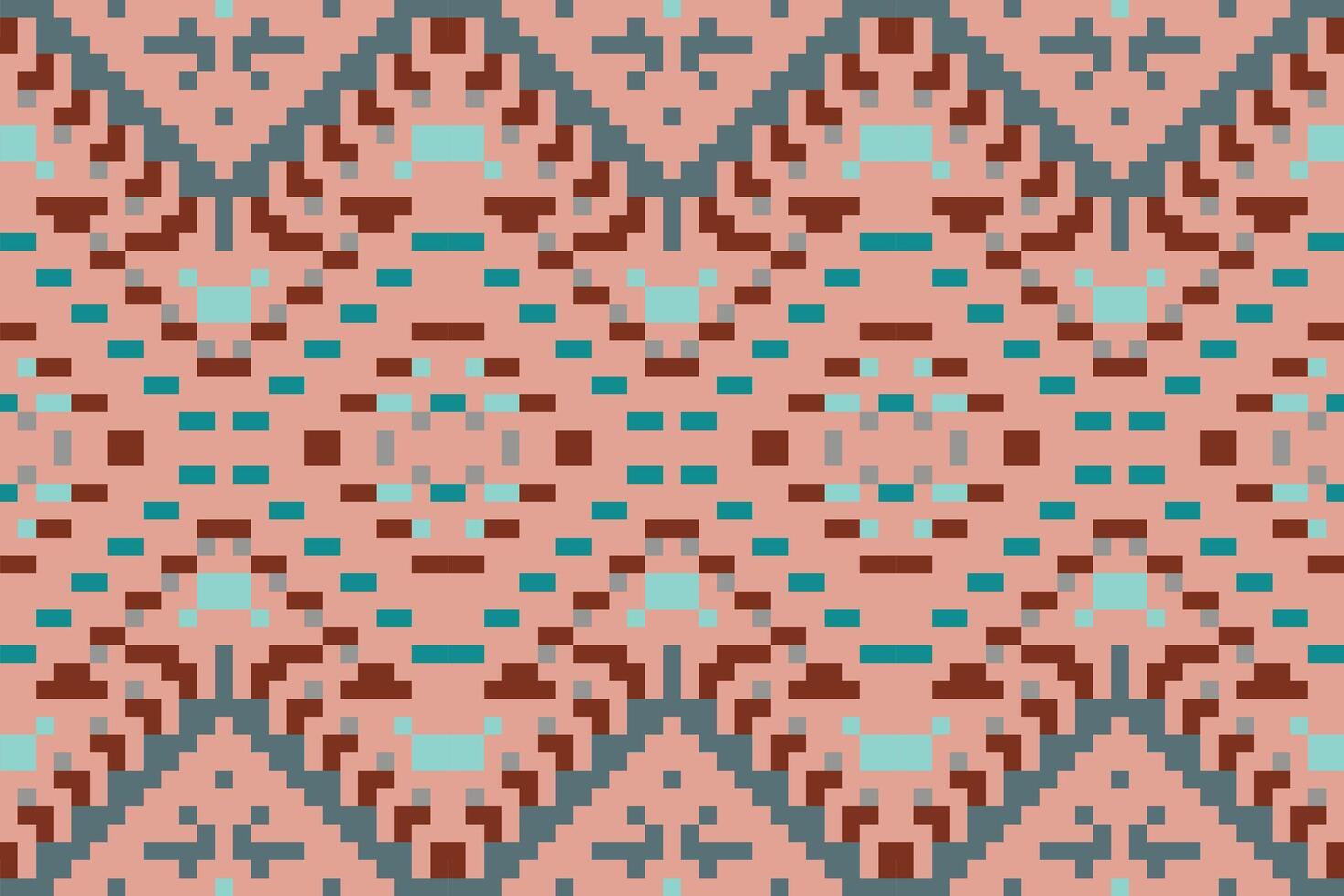 Boho Abstract Geometric Pattern Wallpaperfolk Embroidery, Aztec Geometric Ornament Print. Design for Carpet, Wallpaper, Clothing, Wrapping, Fabric vector