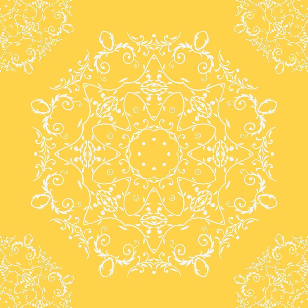 Damask Fabric Patterns Motif Islamic Geometric Patterns Folk Embroidery, Aztec Ornament Print. Design for Carpet, Wallpaper, Clothing, Wrapping, Fabric vector