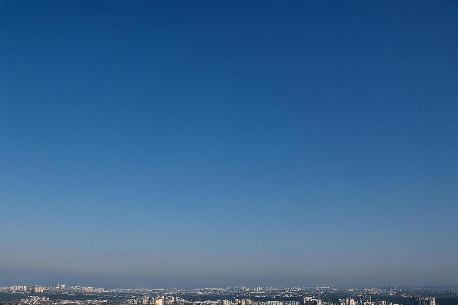 A view of the city from a high vantage point photo