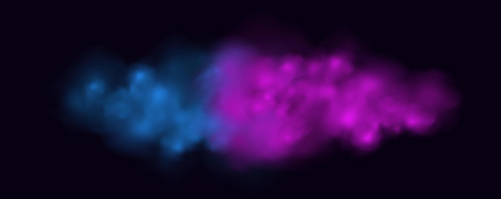 Blue Clouds Pink Mist Dreams vector