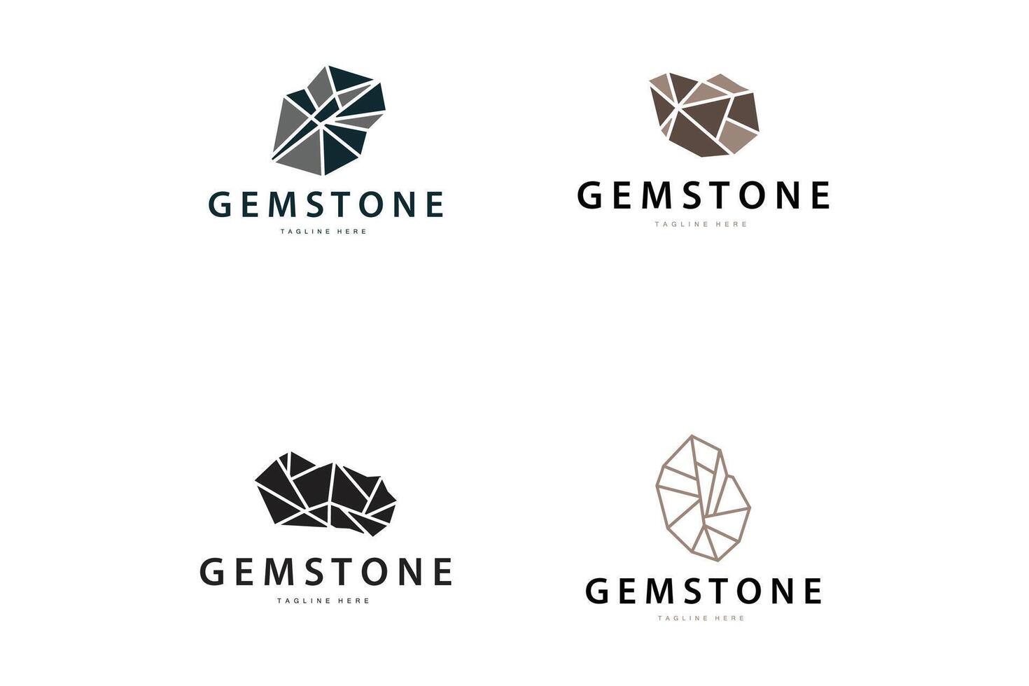 Gemstone Logo Template Premium vector