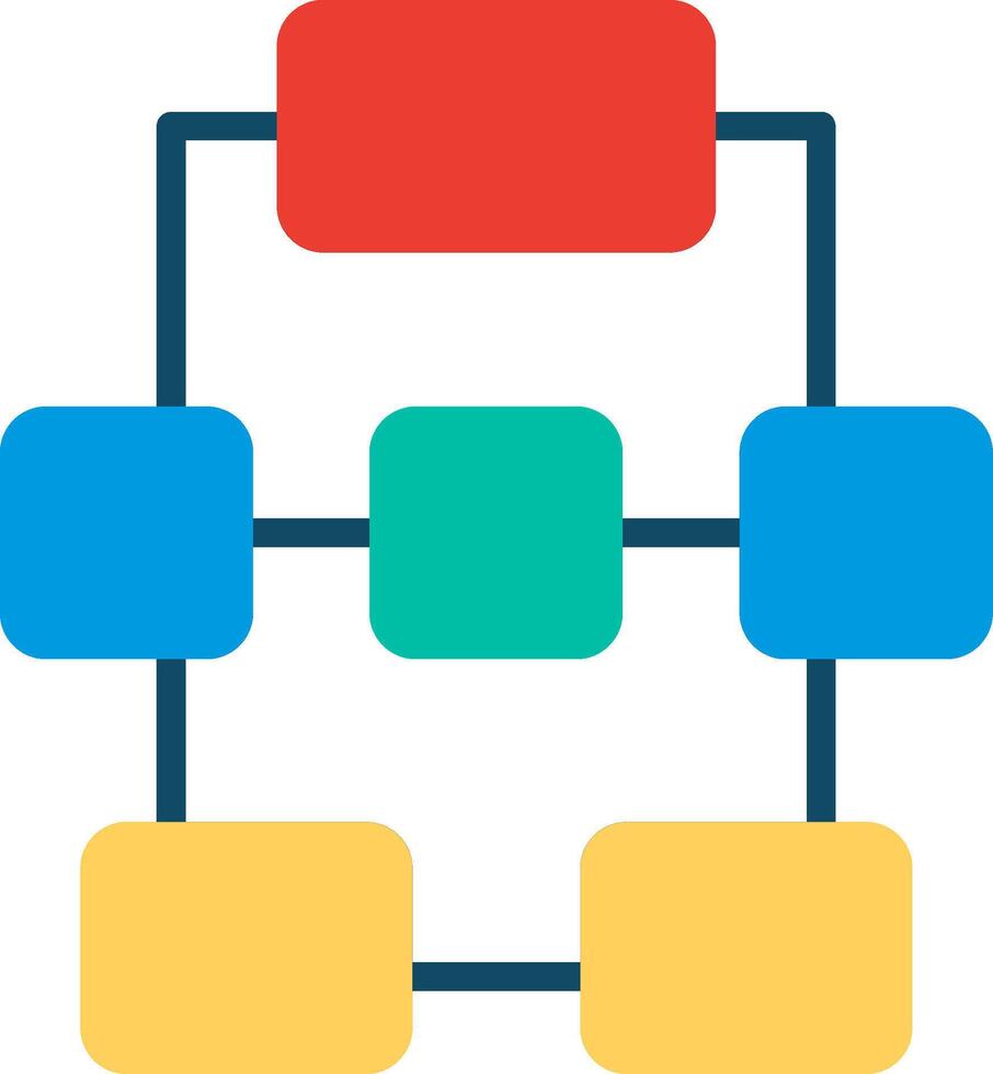 Hierarchy Illustration Flat Design vector