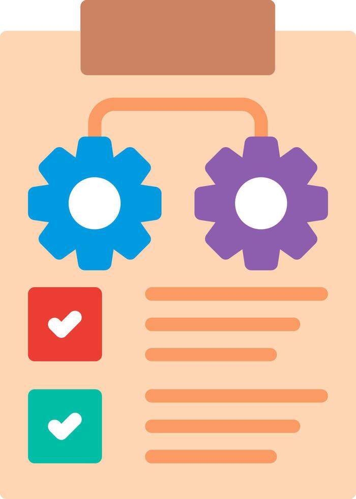 Project Management Illustration Flat Design vector