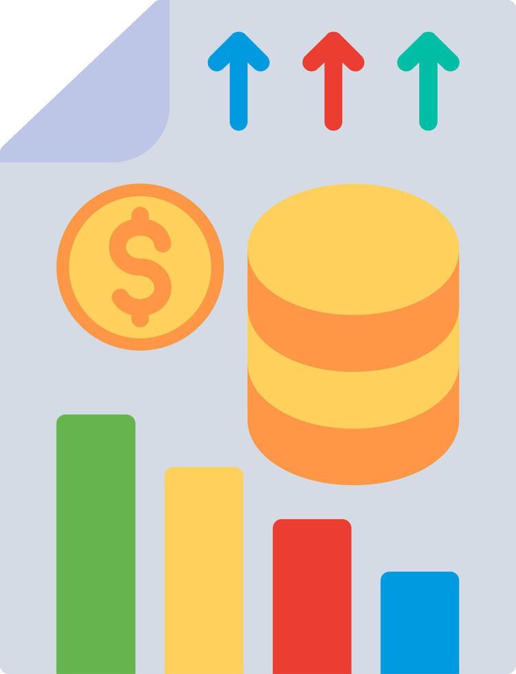 Investment Illustration Flat Design vector