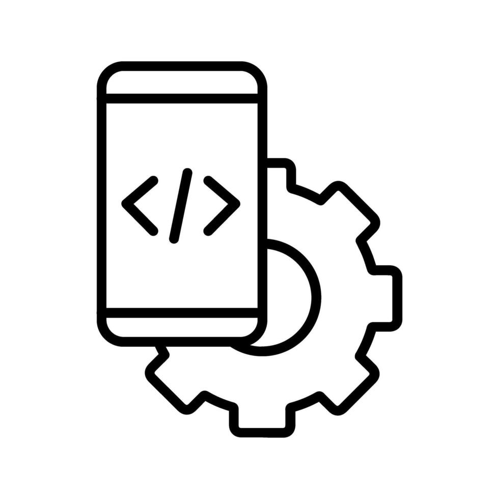 Mobile App Development Icon Illustration 55023853 Vector Art at Vecteezy