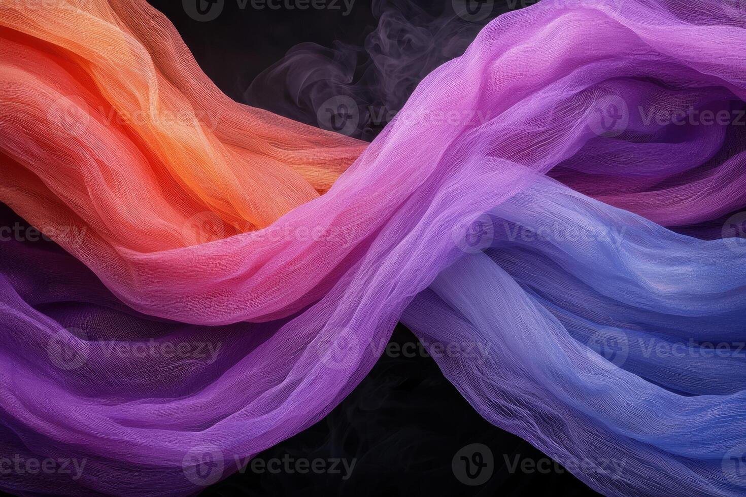 Abstract colorful fabric background. photo