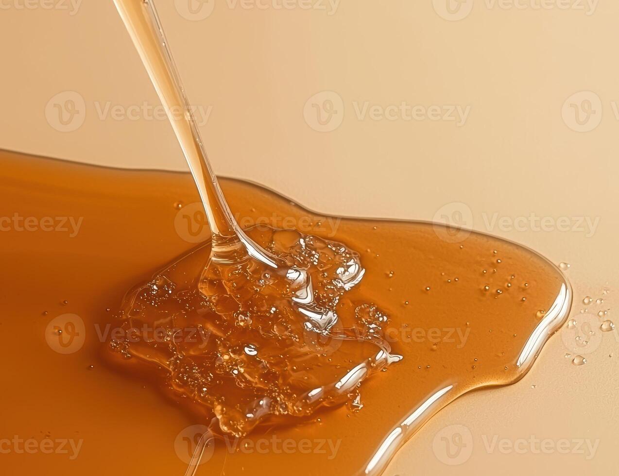 Pouring honey, golden honey, honey texture, sweet honey, honey background photo