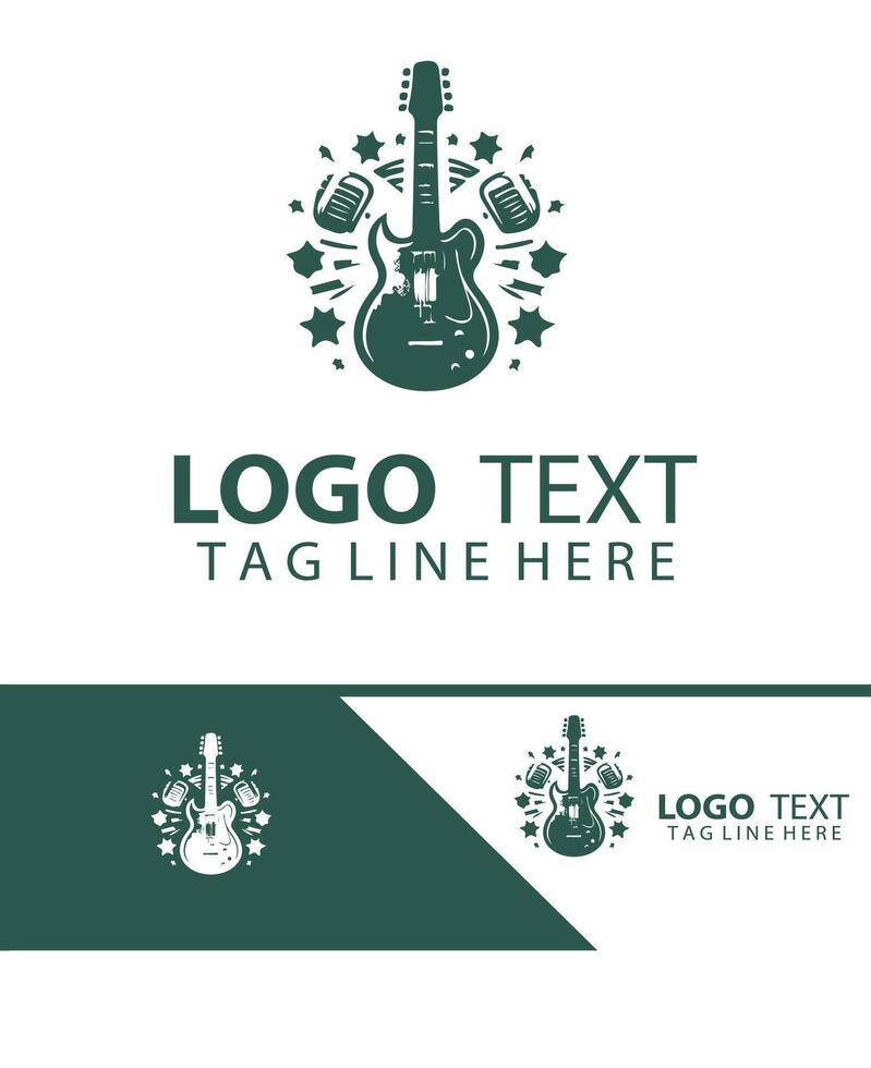 Tone Haven guiter logo vector
