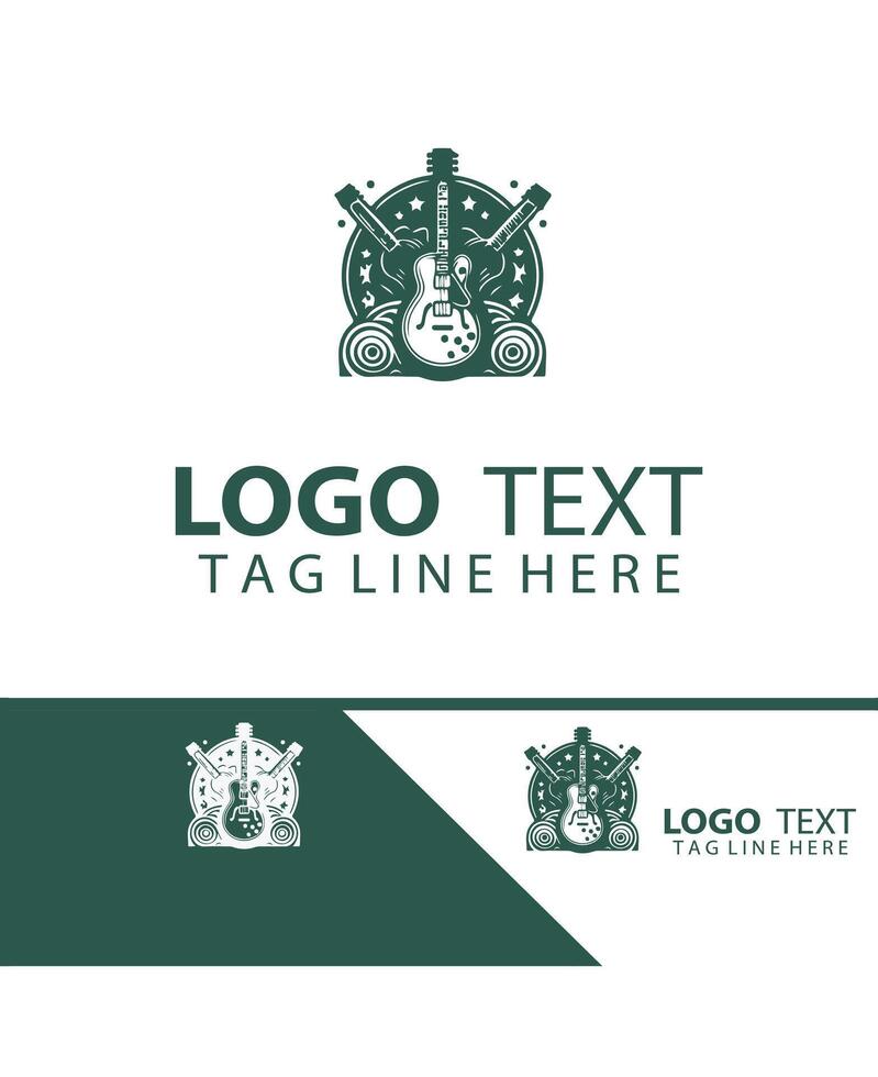 Tone Shift guiter logo vector