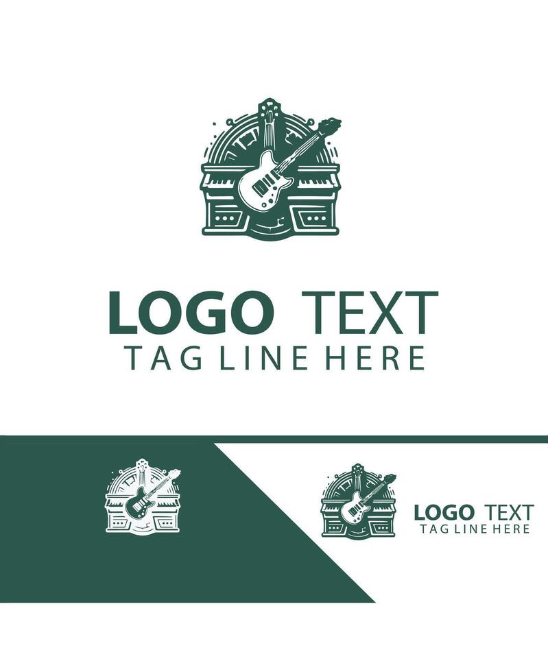 String Lab guiter logo vector