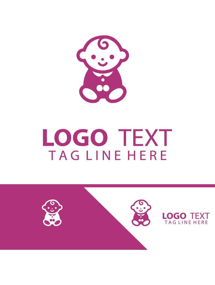 Sage baby logo vector