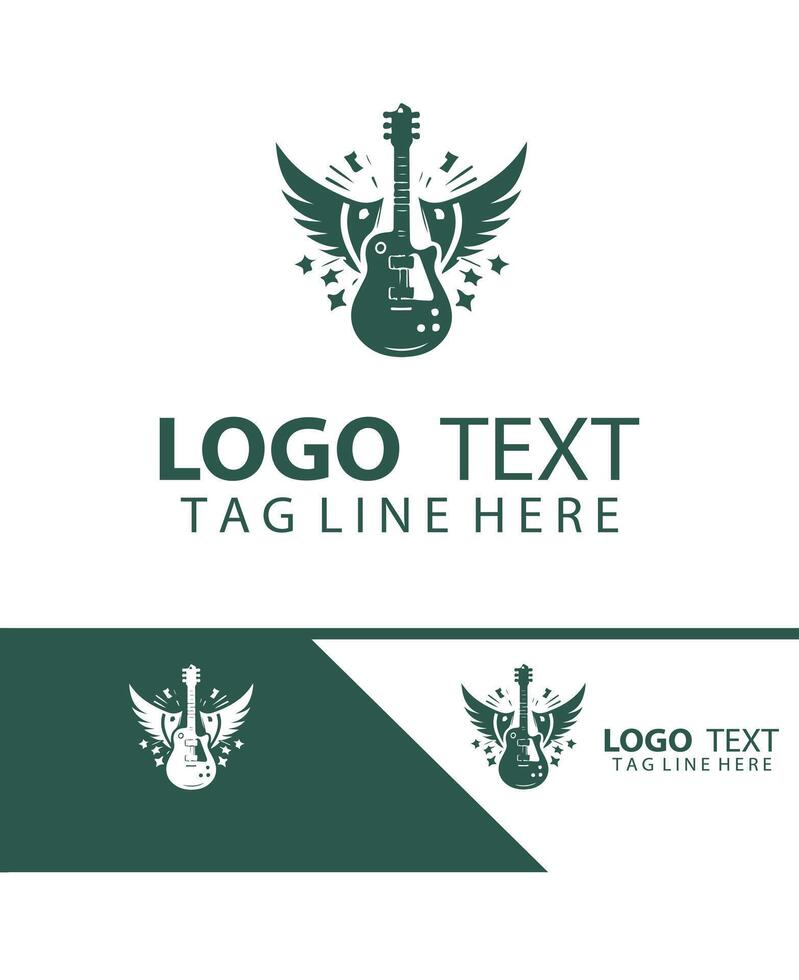 Tone Craze guiter logo vector