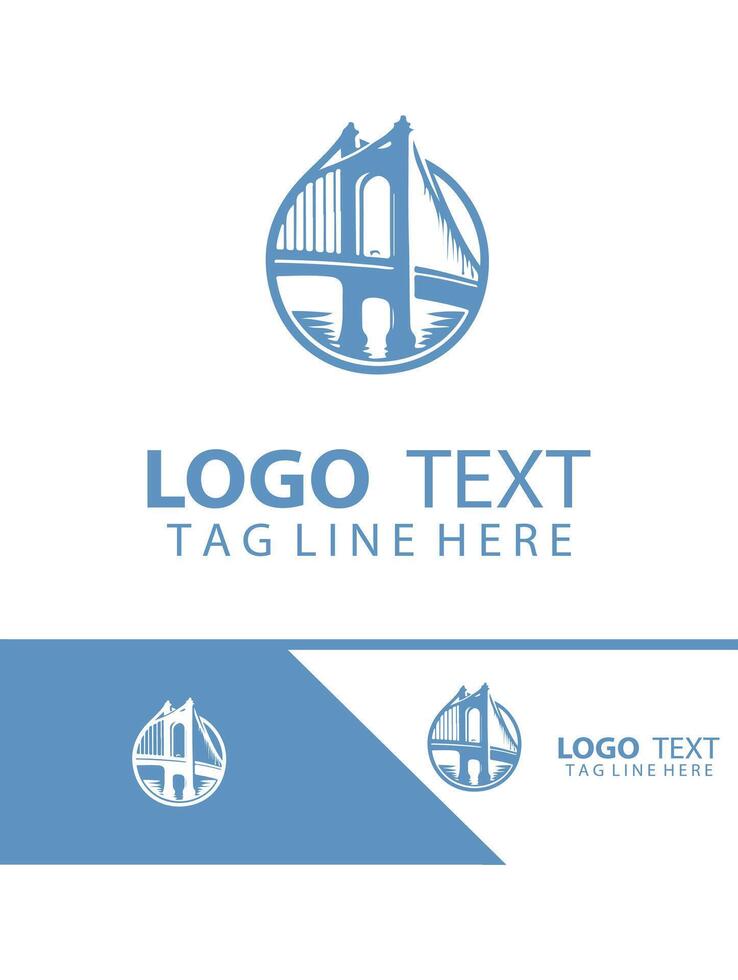 Coastal Bridge bridge logo vector