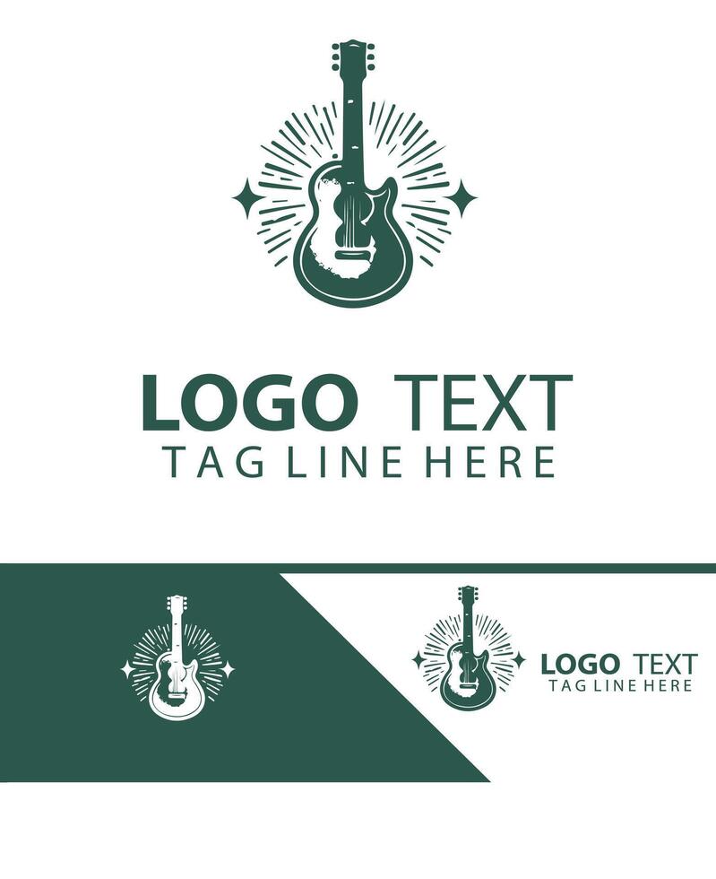Guitar Rush logo vector