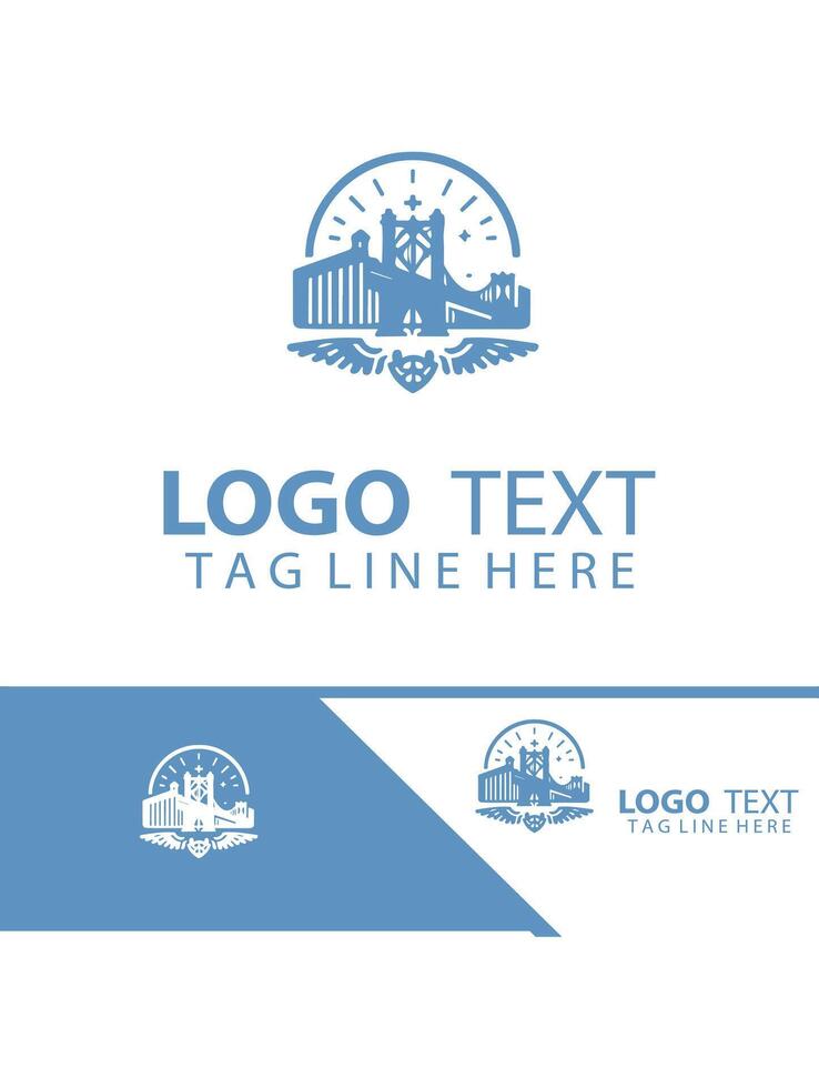 Starlight Span bridge logo vector