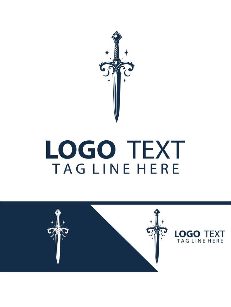 Lions Claw sword logo vector