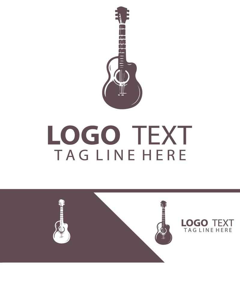 String Vibe guiter logo vector