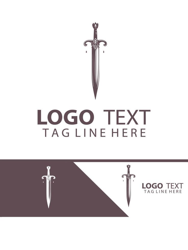 Emberstrike sword logo vector