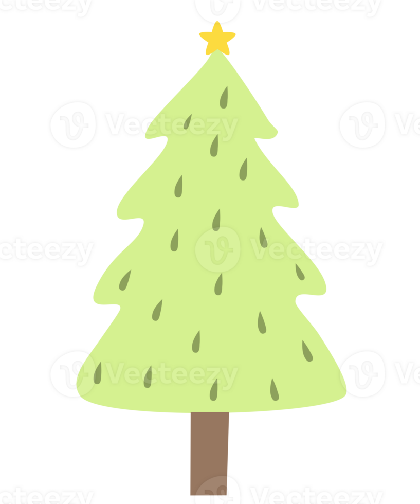 Christmas tree element illustration png