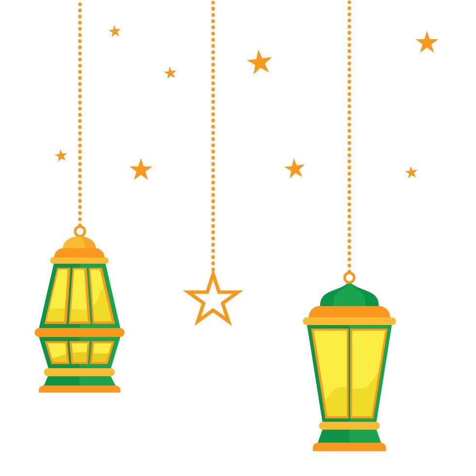Middle Eastern Lantern Illustration vector