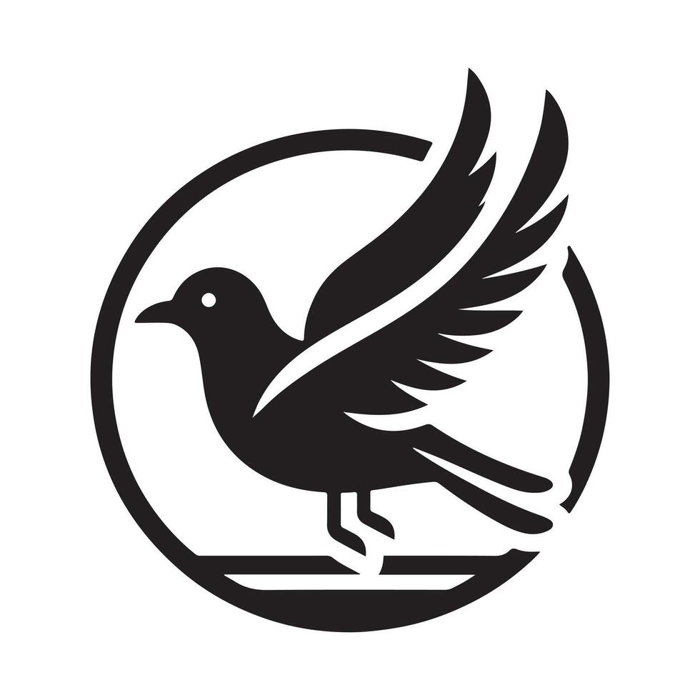 High-Resolution Grey Gull Silhouette Vectors for Unique Creations