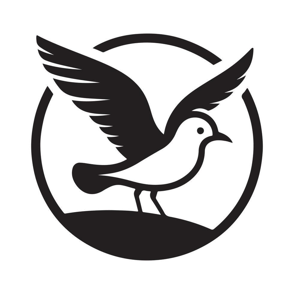 Stunning Grey Gull Silhouettes for Professional Design Use vector