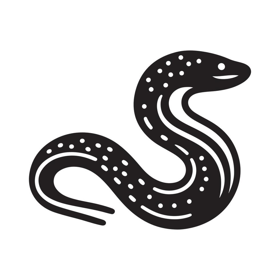 High-Quality Spotted Garden Eel Vectors for Aquatic Branding
