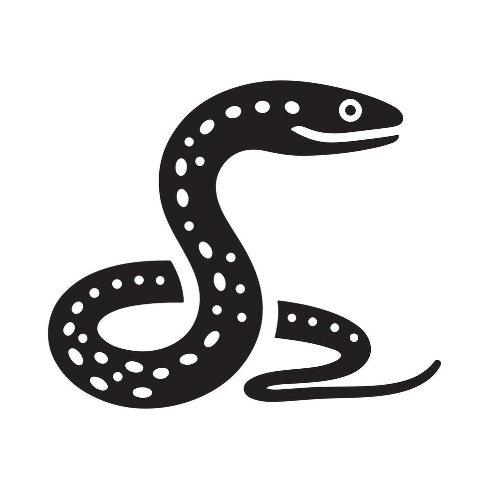 Spotted Garden Eel Silhouettes for Professional and DIY Projects vector