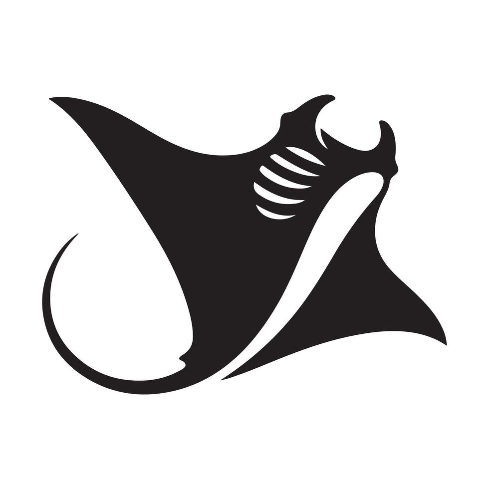 Download Giant Oceanic Manta Ray Vectors for Creative Underwater Projects