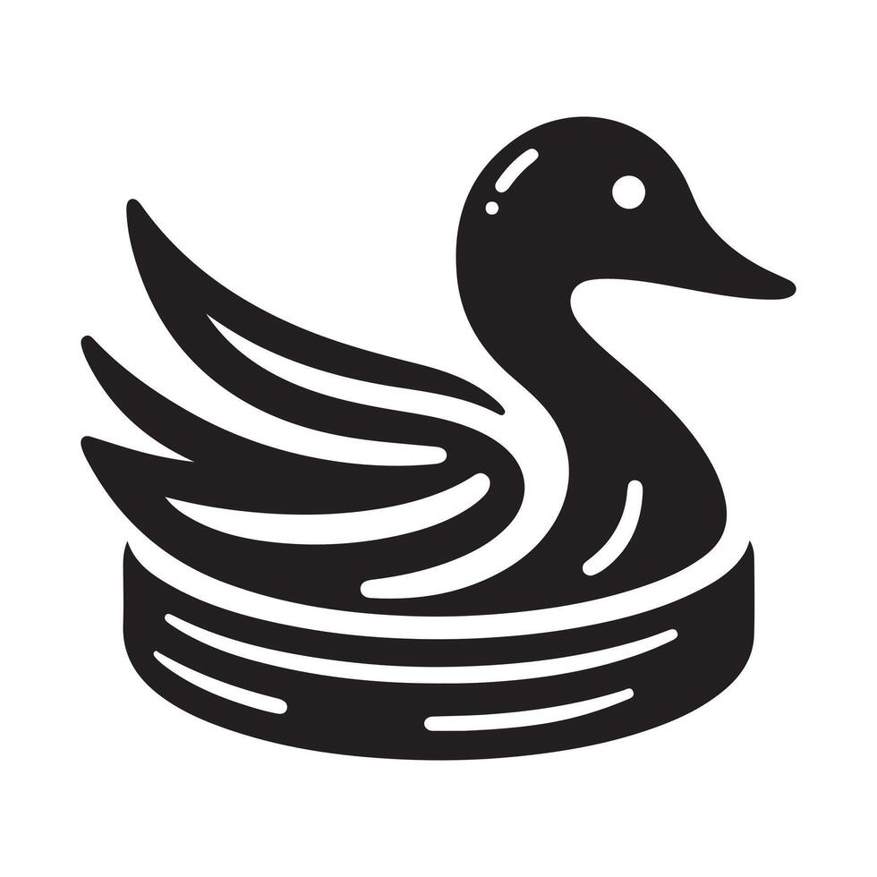 Unique Ringed Teal Silhouette Vectors for Eco-Conscious Design Projects