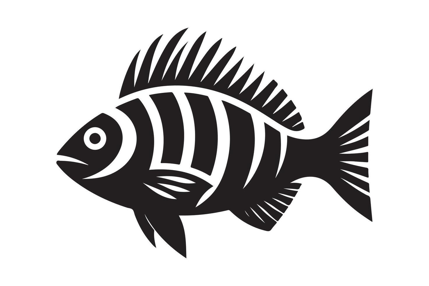 Saddleback Fish Silhouette Vectors Set for Nature and Ocean Lovers