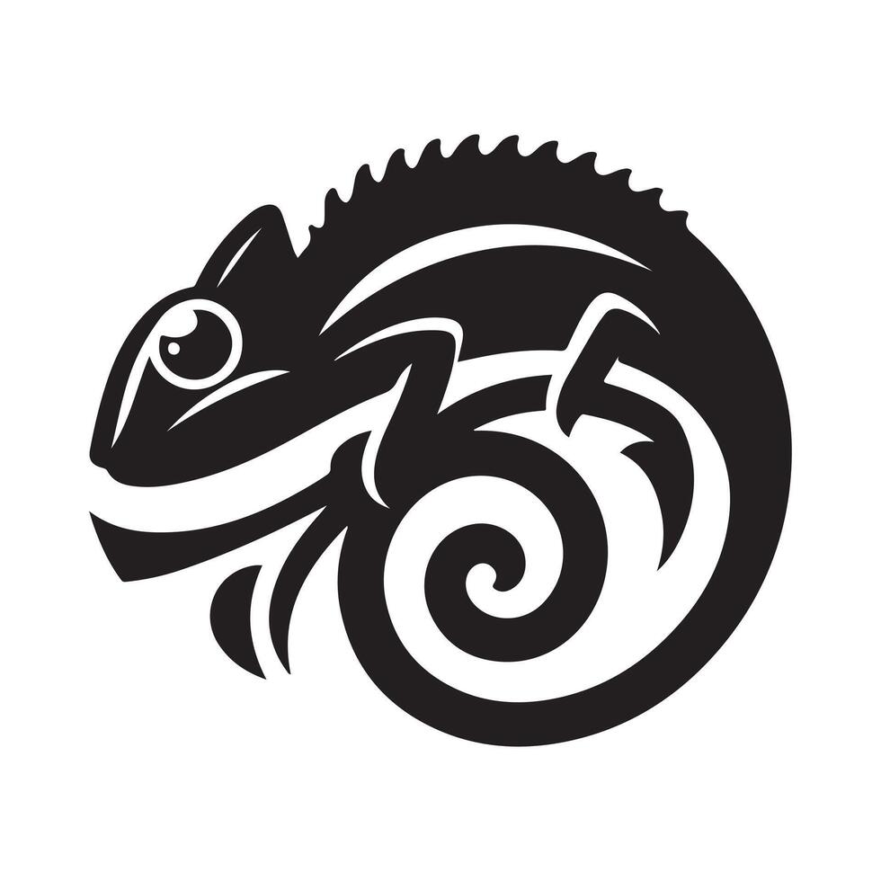 Custom Jackson's Chameleon Silhouette Vectors for Eco-Conscious Branding