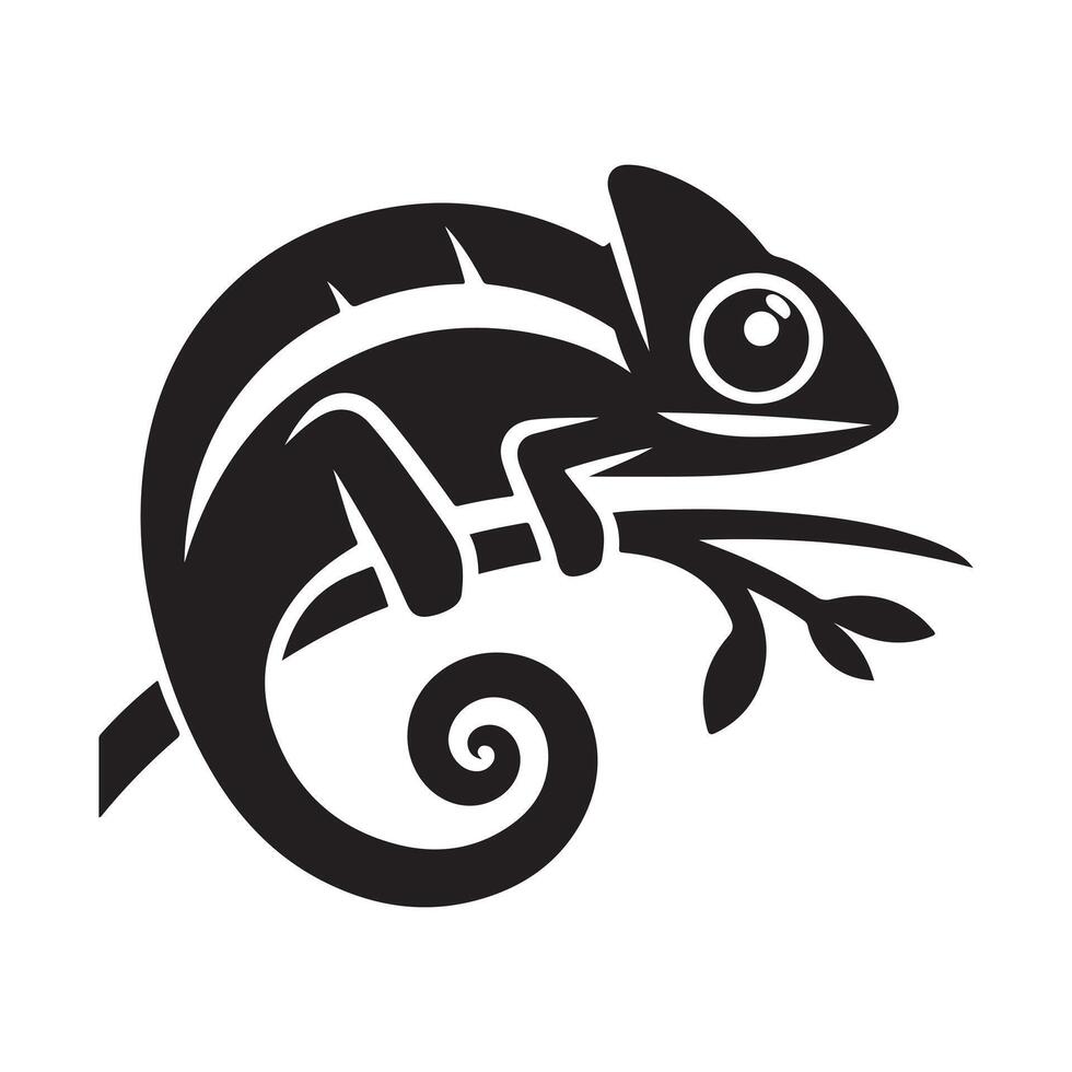 chJackson's Chameleon Silhouette Vectors for Eye-Cating T-Shirt Graphics