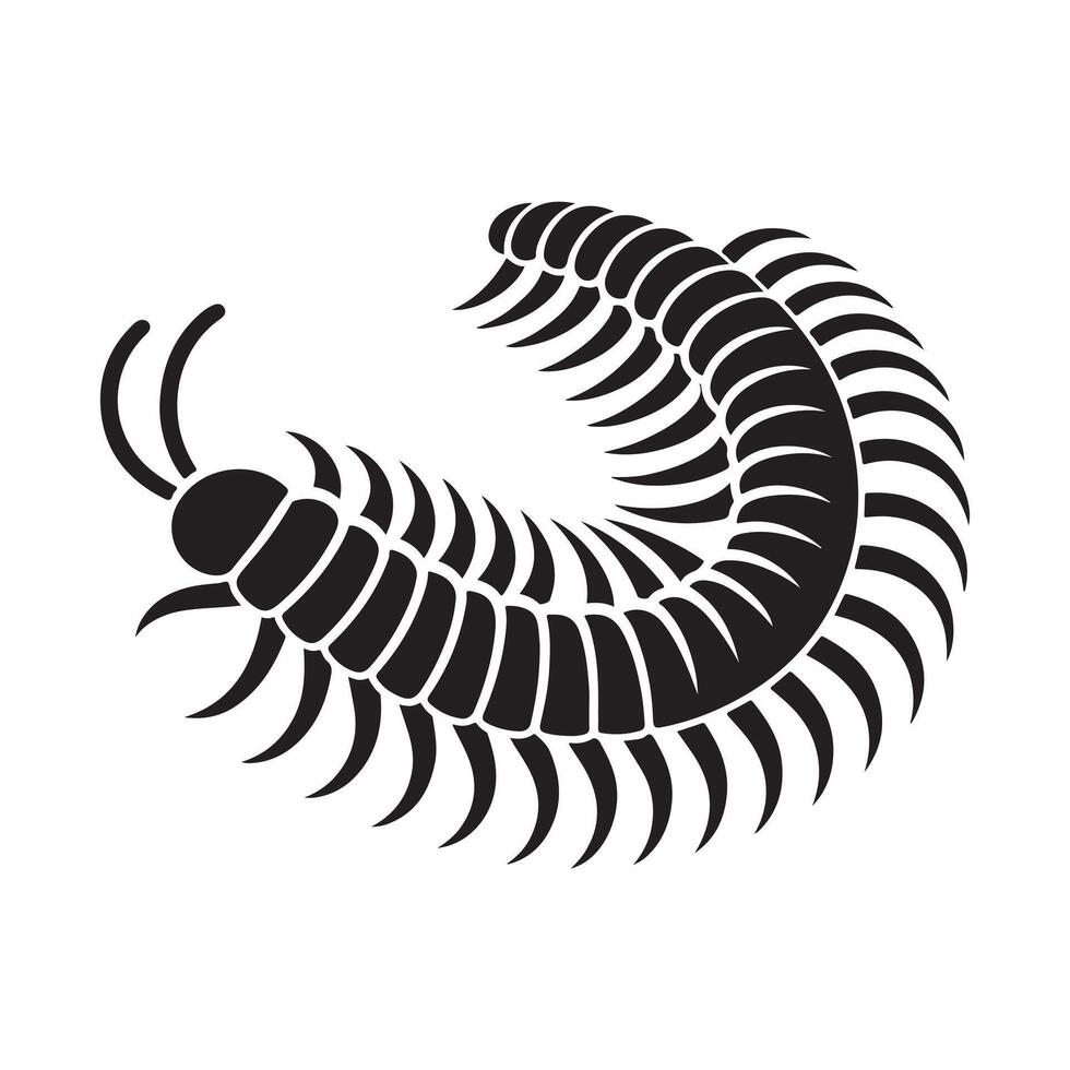 Centipede Silhouette Vectors Pack Great for Nature and Animal Art