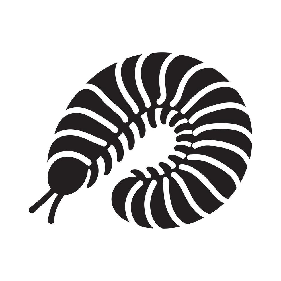 Versatile Centipede Silhouette Vectors for Branding and Illustrations