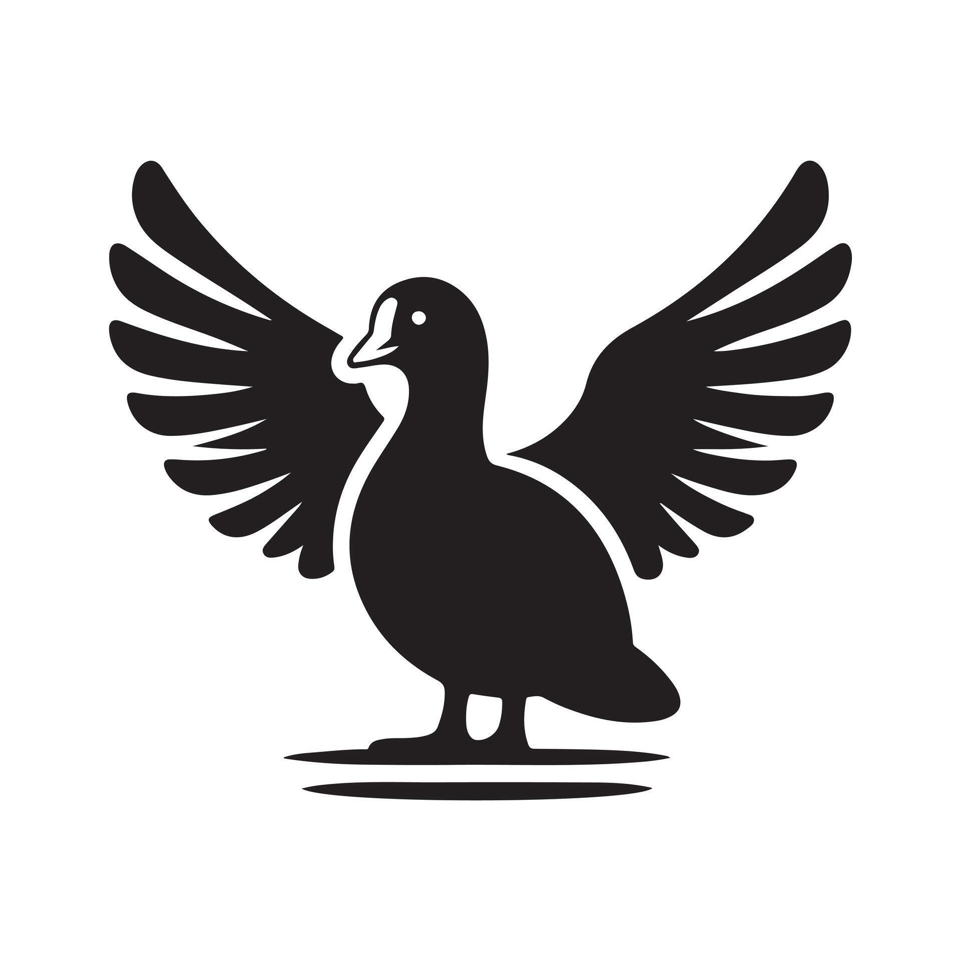 Vectors Illustrations of White-Winged Coot Silhouettes for Your Designs ...
