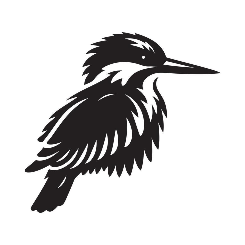 Beautiful and Creative Kingfisher Silhouette Vectors for Designers