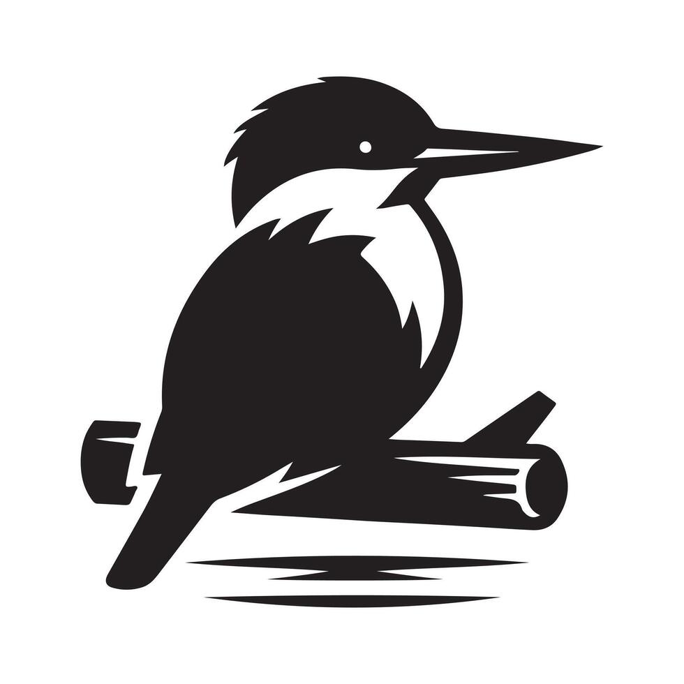 Kingfisher Silhouette Vectors Ideal for Print and Digital Designs