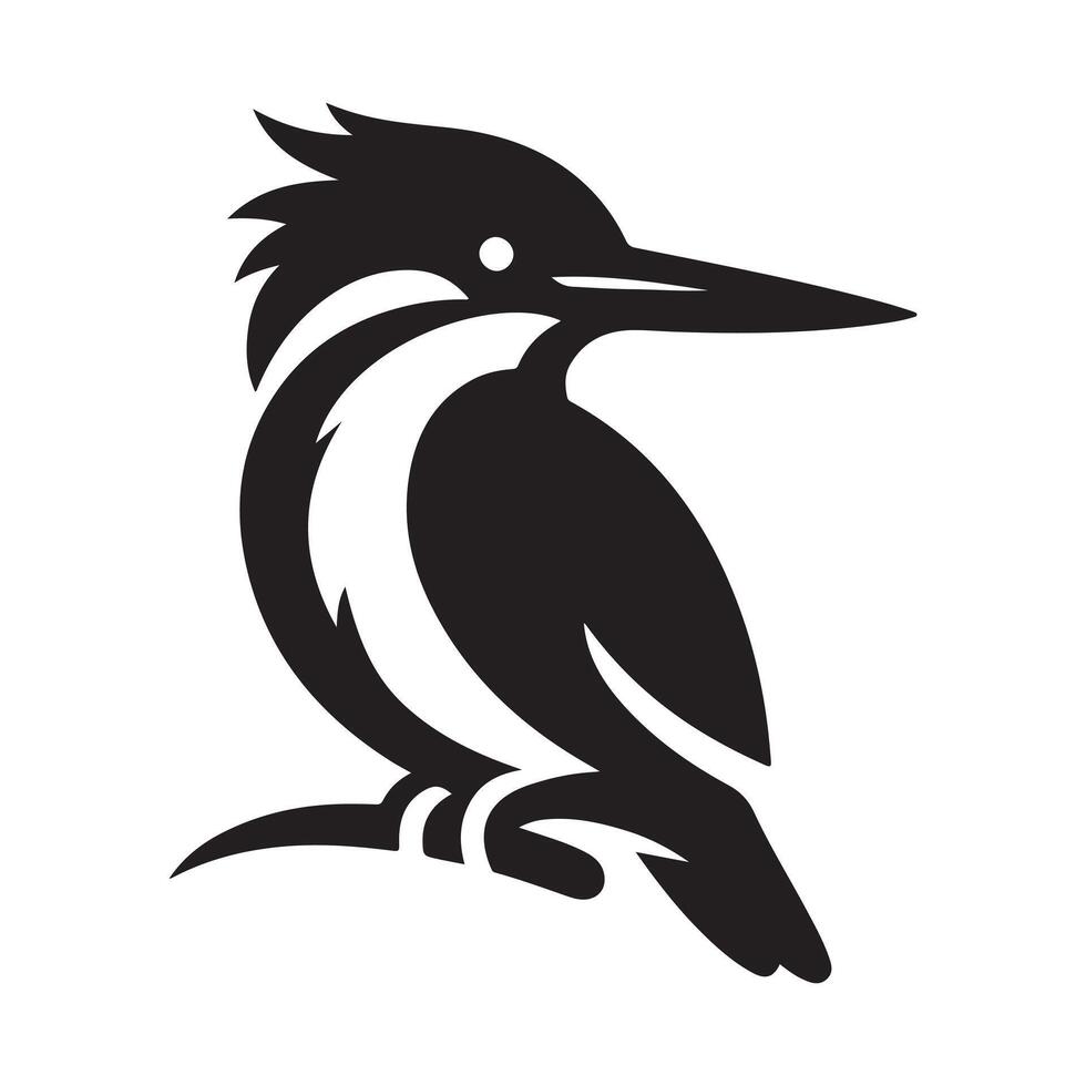 Kingfisher Silhouette Vectors Illustrations Perfect for Nature Lovers