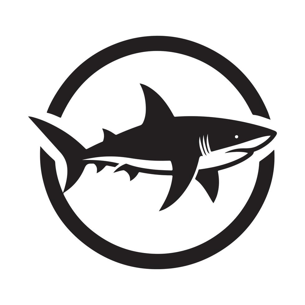 lacktip Shark Silhouettes Versatile for Creative Projects vector