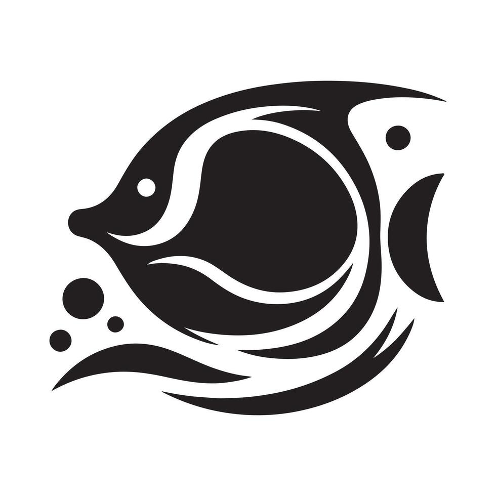 Blue Tang Silhouette Vectors for Custom Web and App Design