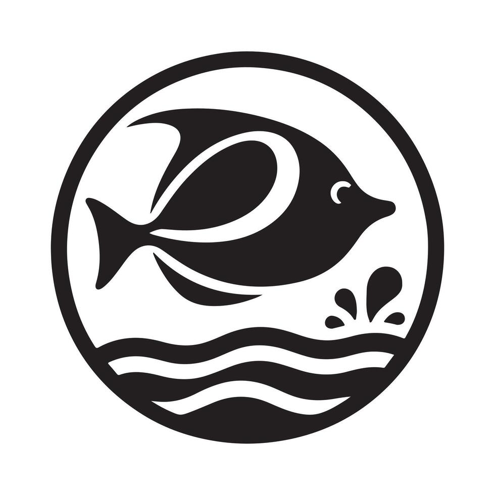 Premium Blue Tang Silhouette Vectors for Commercial Use