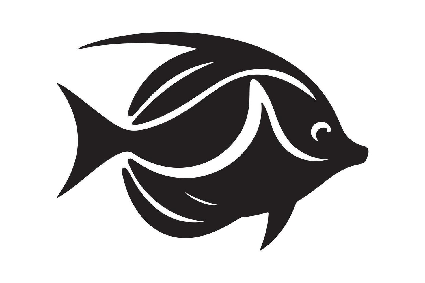 Blue Tang Silhouette Vectors Perfect for Ocean Conservation Projects