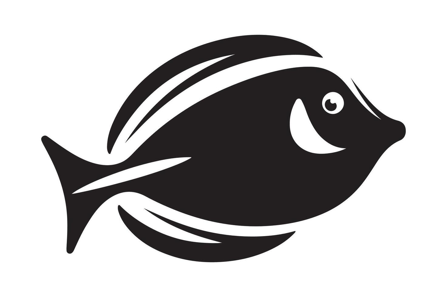 Versatile Blue Tang Silhouette Vectors for Logos and Icons