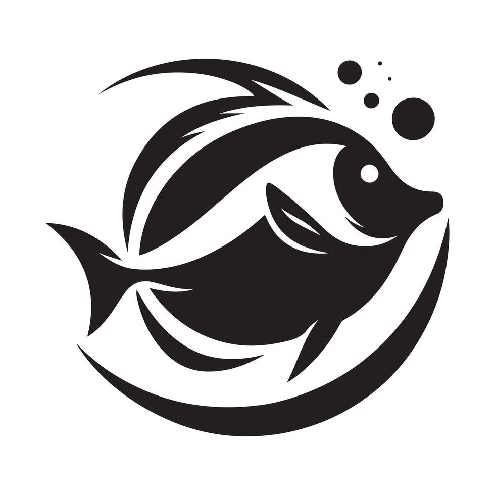 Premium Blue Tang Fish Silhouette Vectors for Graphic Designers
