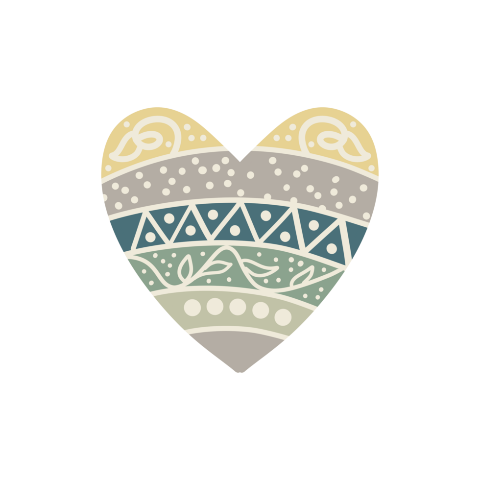 Love flat decoration png