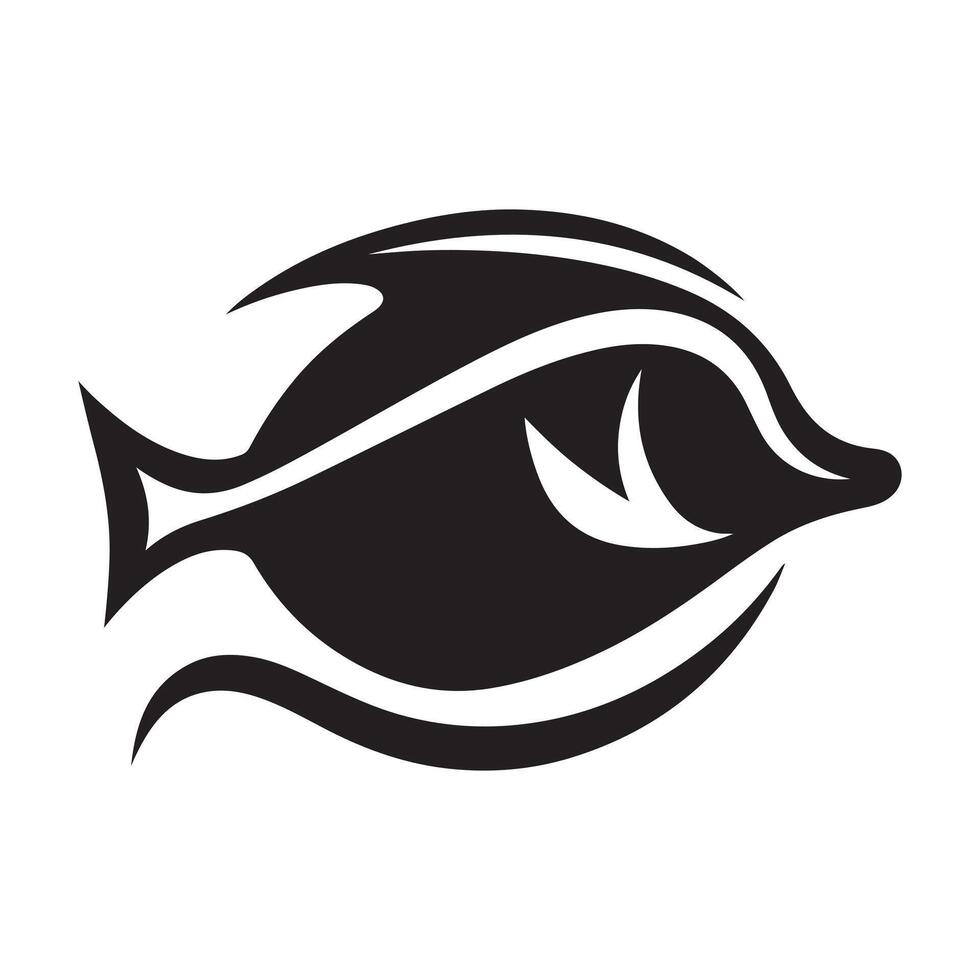 Blue Tang Silhouettes Perfect for Nature and Animal Illustrations vector