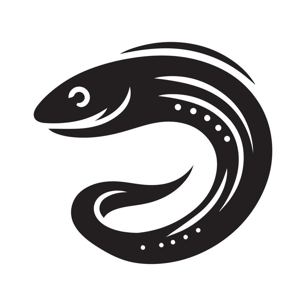 Creative Eels Silhouette Vectors Set for Marine Conservation Projects